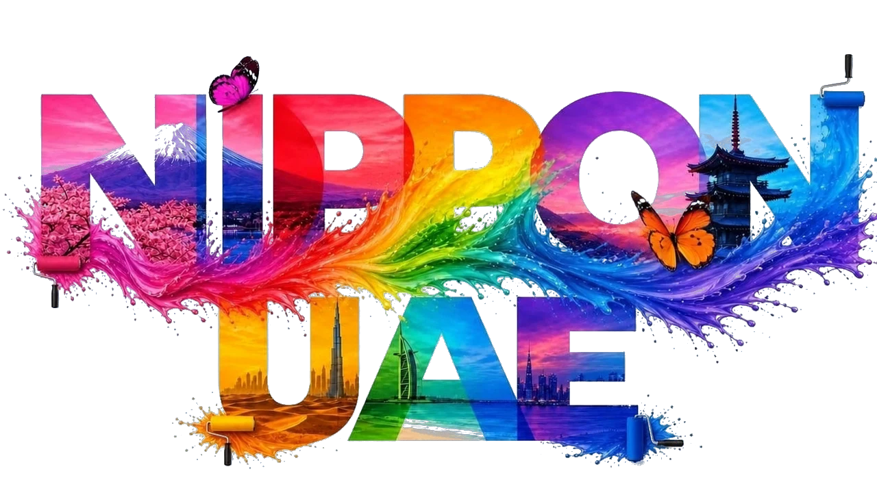 NIPPON UAE set in poured paint